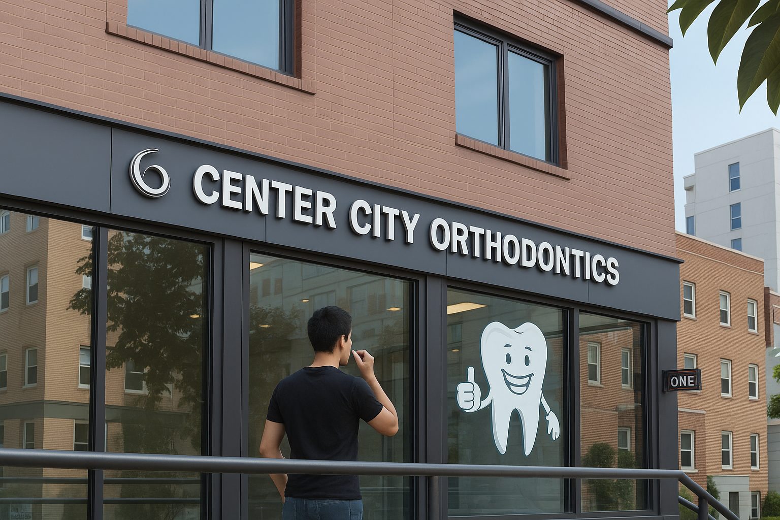 The Center City Orthodontics storefront