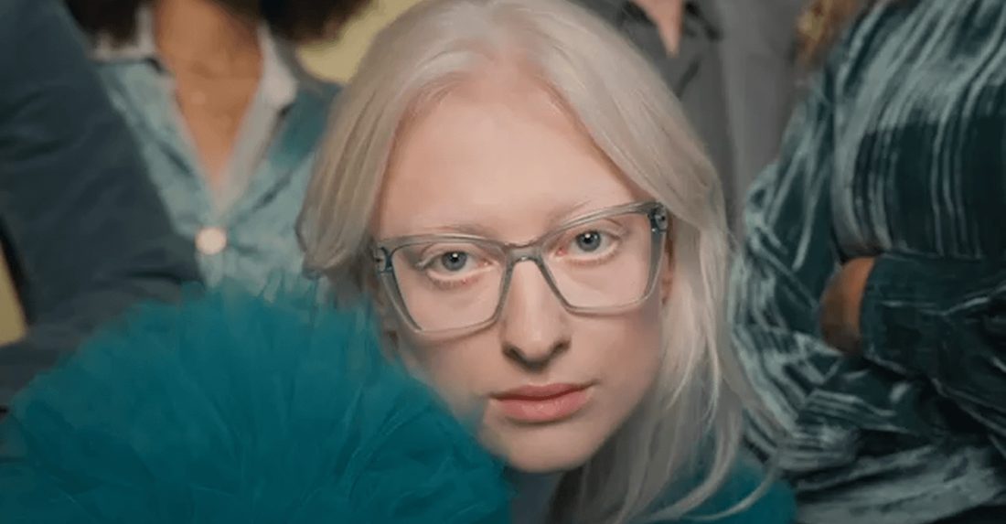 Ms. Rahman wearing clear Stepper frames